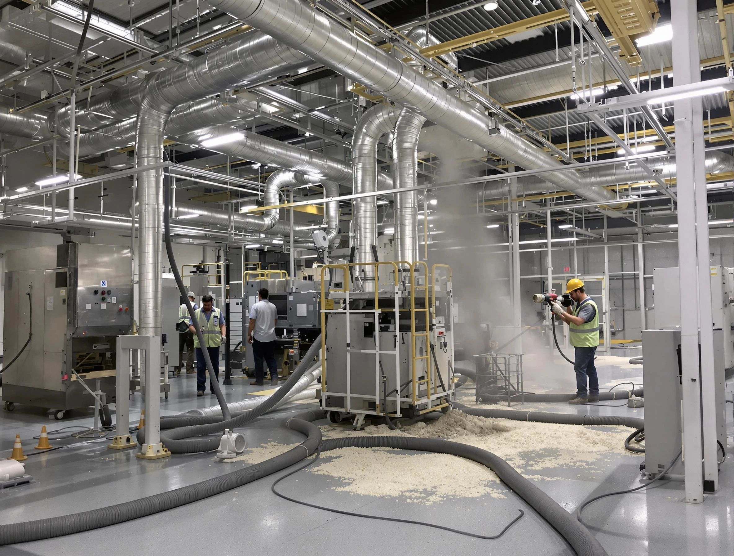 Heavy-duty industrial duct cleaning by Falmouth Air Duct Cleaning in Falmouth